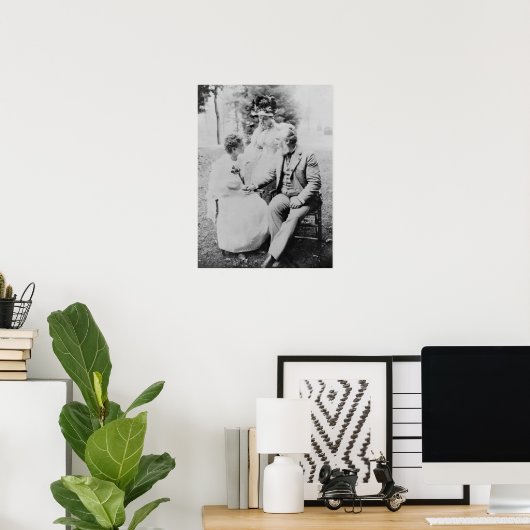 Alexander Graham Bell mit Helen Keller Poster (Heimbüro)