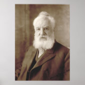 Alexander Graham Bell Portrait Poster (Vorne)