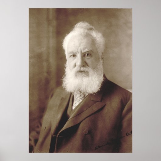 Alexander Graham Bell Portrait Poster (Vorne)