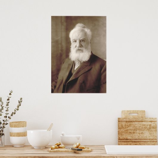 Alexander Graham Bell Portrait Poster (Küche)