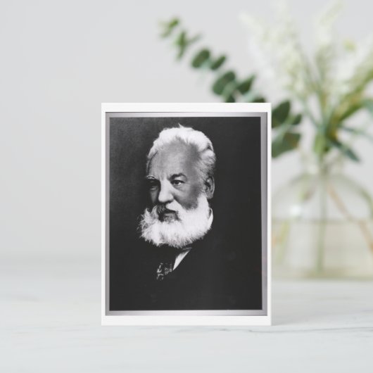 Alexander Graham Bell Postkarte (Stehend Vorderseite)
