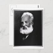 Alexander Graham Bell Postkarte (Vorne/Hinten)