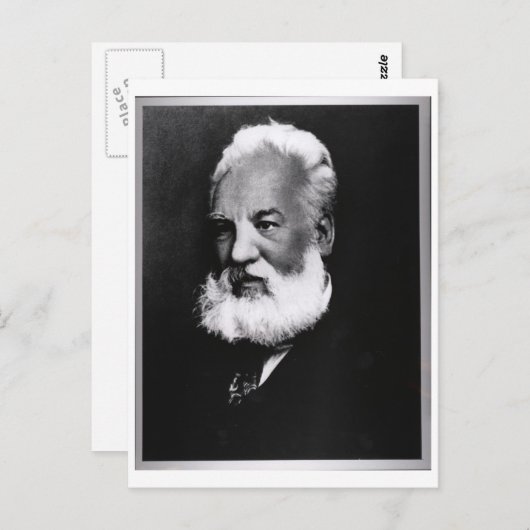 Alexander Graham Bell Postkarte (Vorne/Hinten)