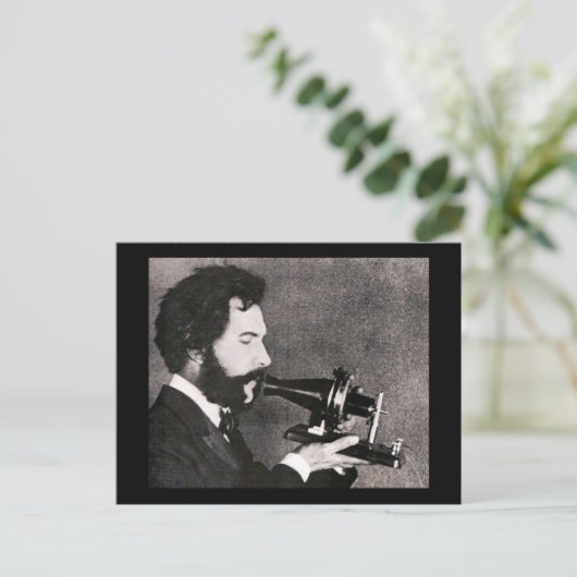 Alexander Graham Bell Postkarte (Stehend Vorderseite)