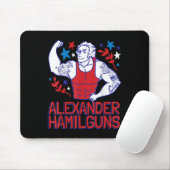 Alexander Hamilguns Hamilton 4. Juli Gym Instr Mousepad (Mit Mouse)