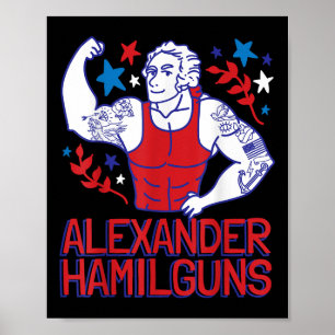 Alexander Hamilguns Hamilton 4. Juli Gym Instr Poster