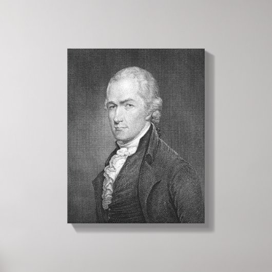 Alexander Hamilton (1757-1804), graviert durch Joh Leinwanddruck (Vorderseite)