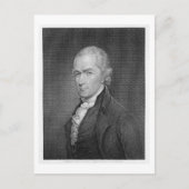 Alexander Hamilton (1757-1804), graviert durch Joh Postkarte (Vorderseite)