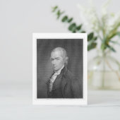 Alexander Hamilton (1757-1804), graviert durch Joh Postkarte (Stehend Vorderseite)