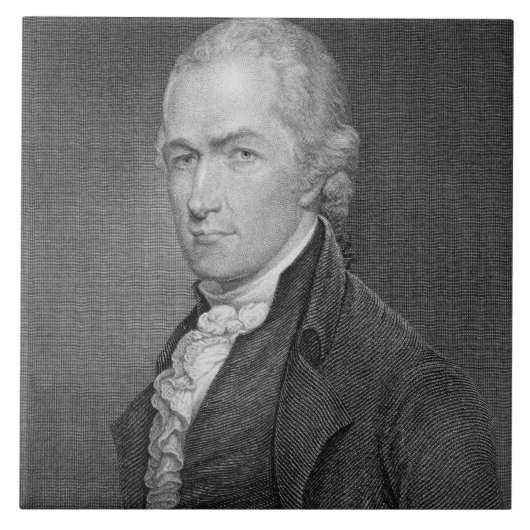 Alexander Hamilton (1757-1804) graviert von John Fliese (Vorderseite)