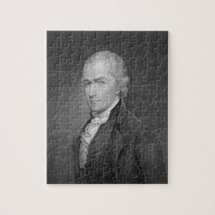 Alexander Hamilton (1757-1804) graviert von John Puzzle