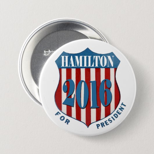 Alexander Hamilton 2016 Button (Vorne & Hinten)