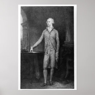 Alexander Hamilton, after the painting of 1792 Poster