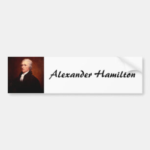 Alexander Hamilton Autoaufkleber