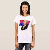 Alexander Hamilton + Bisexueller Stolz T-Shirt (Vorne ganz)