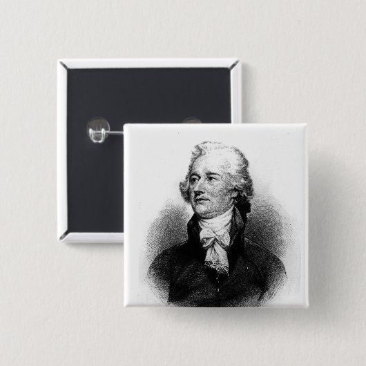 Alexander Hamilton Button (Vorne & Hinten)