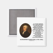 Alexander Hamilton Demokratie erlebt Tyrannie Magnet (Vorderseite/Rückseite)