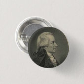 Alexander Hamilton, der Knopf graviert Button (Vorne & Hinten)