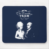 Alexander Hamilton, Eliza. Geschichtsgeschenke. Mousepad (Vorne)