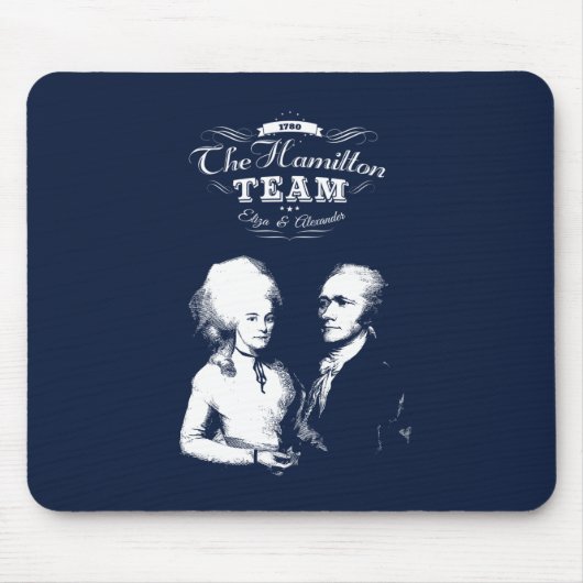 Alexander Hamilton, Eliza. Geschichtsgeschenke. Mousepad (Vorne)