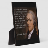 Alexander Hamilton "Enemy Leader"-Geschenk Fotoplatte (Seite)