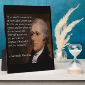 Alexander Hamilton "Enemy Leader"-Geschenk Fotoplatte (Seite)