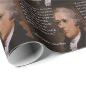 Alexander Hamilton "Enemy Leader"-Geschenk Geschenkpapier (Rolleneckpunkt)