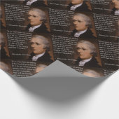 Alexander Hamilton "Enemy Leader"-Geschenk Geschenkpapier (Ecke)