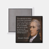 Alexander Hamilton "Enemy Leader"-Geschenk Magnet (Vorderseite/Rückseite)