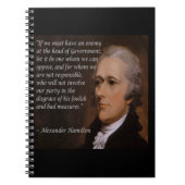 Alexander Hamilton "Enemy Leader"-Geschenk Notizblock (Vorderseite)