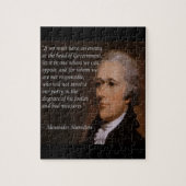 Alexander Hamilton "Enemy Leader"-Geschenk Puzzle (Vertikal)
