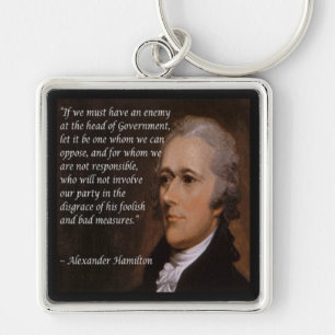 Alexander Hamilton "Enemy Leader"-Geschenk Schlüsselanhänger
