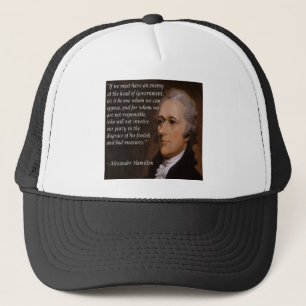 Alexander Hamilton "Enemy Leader"-Geschenk Truckerkappe