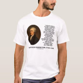 Alexander Hamilton erwarten nie perfektes T-Shirt (Vorderseite)