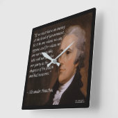 Alexander Hamilton "Feindführer" Wanduhr (Winkel)