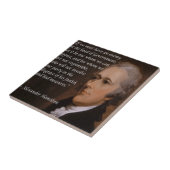 Alexander Hamilton "Feindlicher Anführer" Geschenk Fliese (Seite)