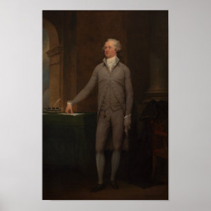 Alexander Hamilton Full-Length-Portrait Poster