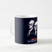 Alexander Hamilton, George Washington - zu cool Kaffeetasse (Vorderseite Links)
