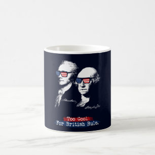 Alexander Hamilton, George Washington - zu cool Kaffeetasse