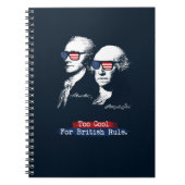 Alexander Hamilton George Washington zu cool Notizblock (Vorderseite)