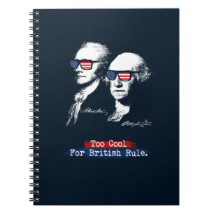 Alexander Hamilton George Washington zu cool Notizblock