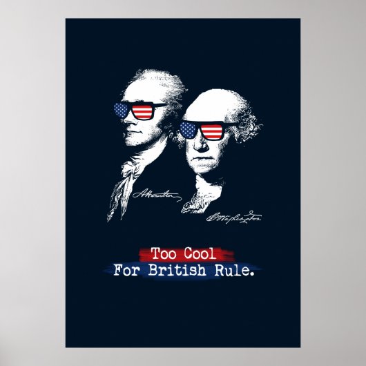 Alexander Hamilton George Washington zu Cool Poster (Vorne)
