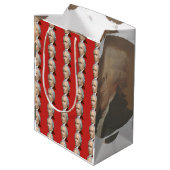 Alexander Hamilton-Geschenk-Tasche Mittlere Geschenktüte (Rückseite Schrägansicht)