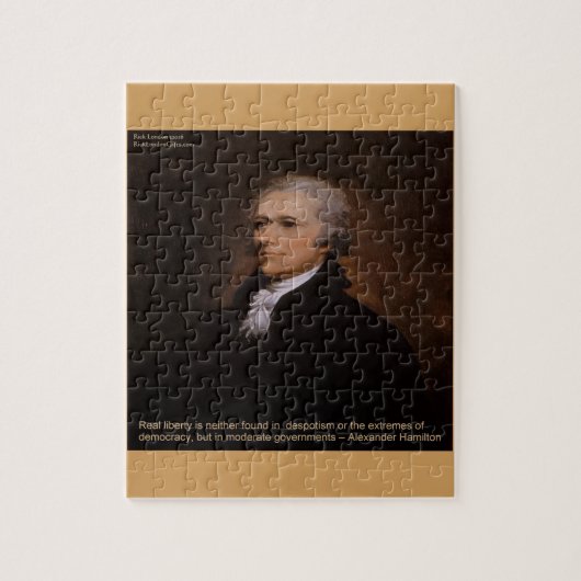 Alexander Hamilton Geschenke Puzzle (Vertikal)