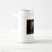 Alexander Hamilton Gifts Bierglas (Vorderseite Links)