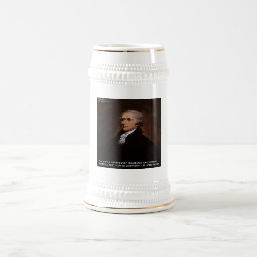 Alexander Hamilton Gifts Bierglas (Mittel)