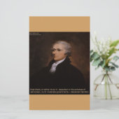 Alexander Hamilton Gifts Briefpapier (Stehend Vorderseite)