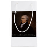 Alexander Hamilton Gifts Kleine Geschenktüte (Rückseite)