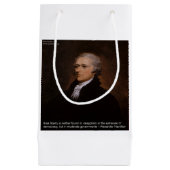 Alexander Hamilton Gifts Kleine Geschenktüte (Vorderseite)