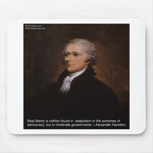 Alexander Hamilton Gifts Mousepad (Vorne)